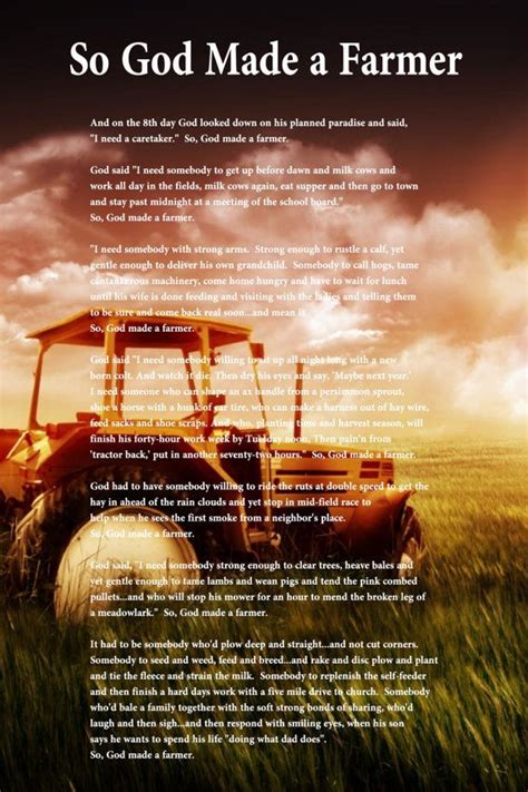 poems for farmers funeral